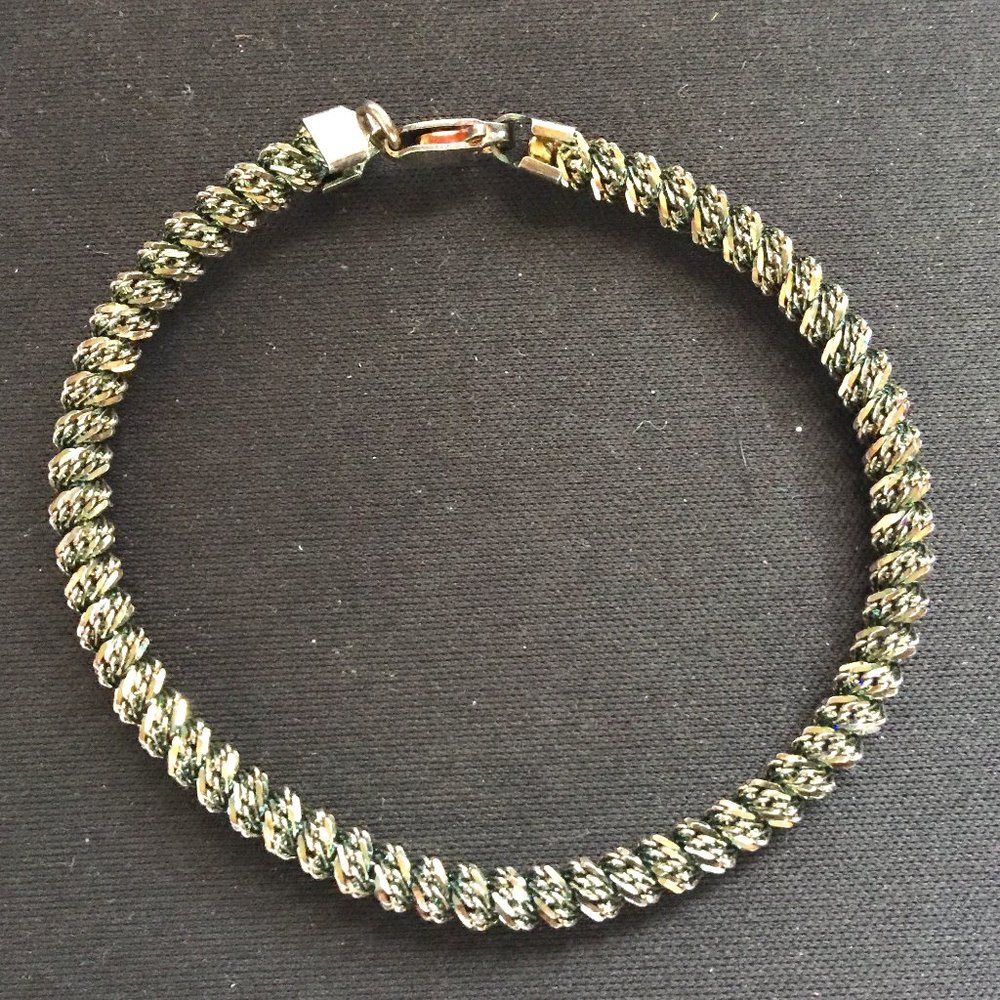 925 Sterling Spiral Rope Chain Bracelet